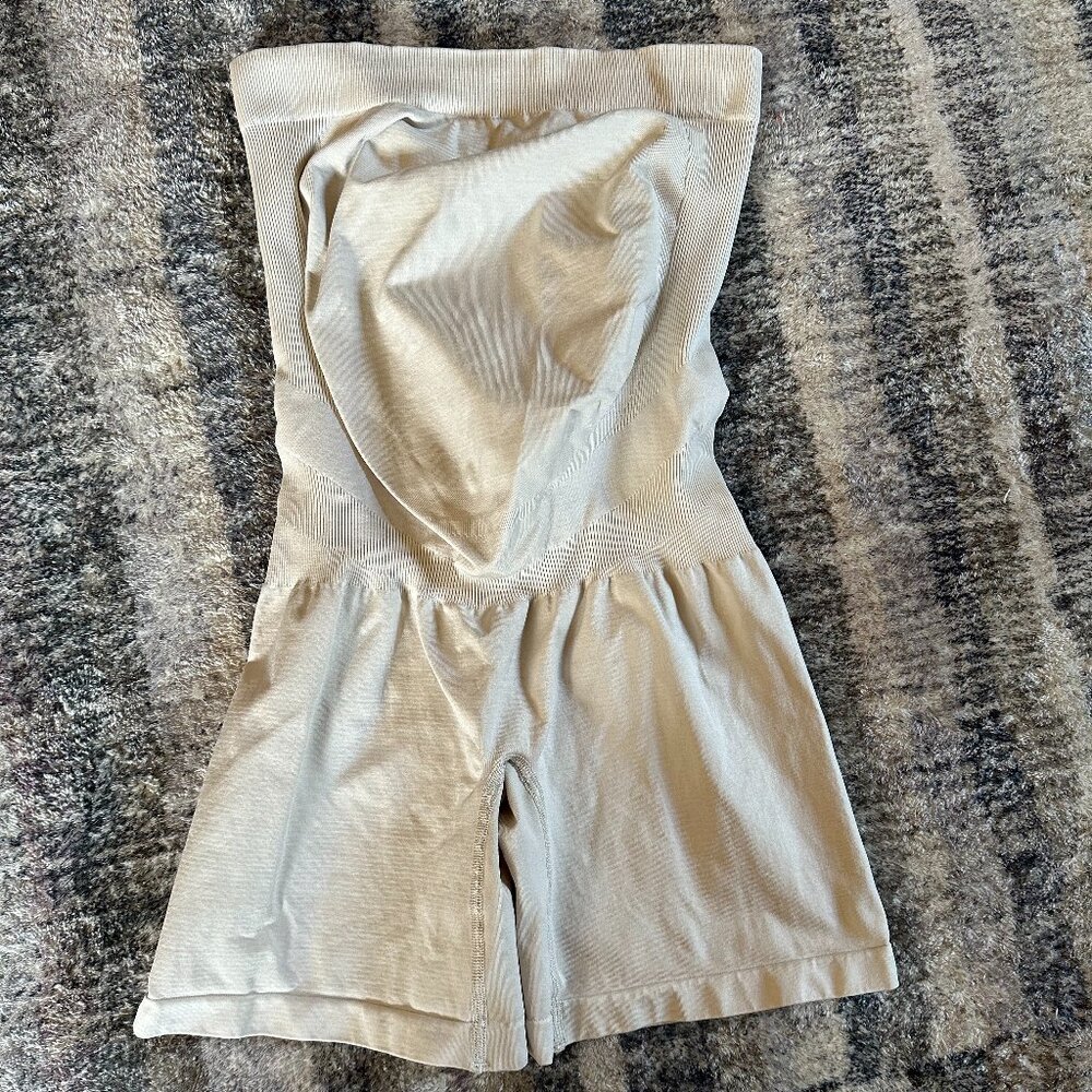 BLANQI Maternity Belly Support Girlshort in Pale Nude - Sz S